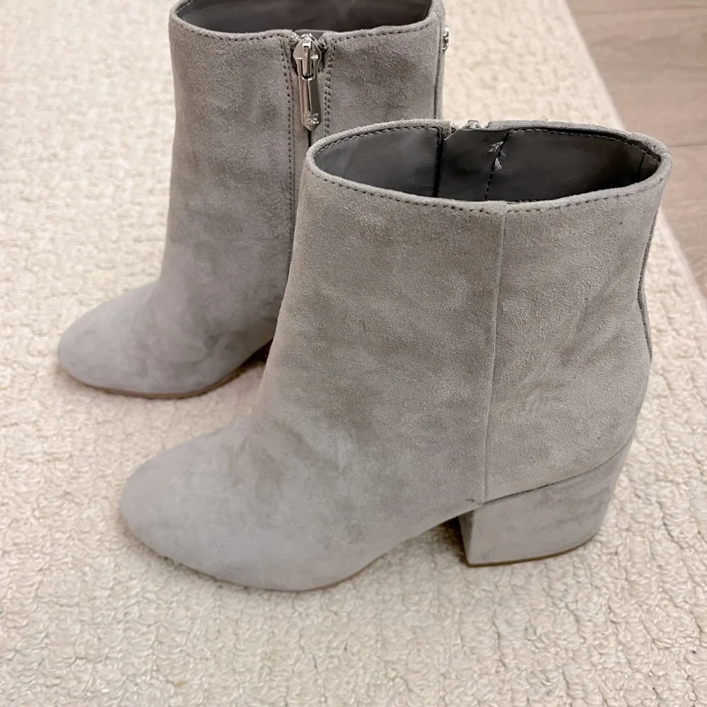 Sam Edelman Gray Suede Booties - Picture 3 of 3